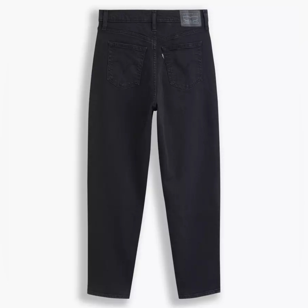 Levi's High Waisted Mom Jeans Flash Black Sz 28 Nwt - Picture 12 of 12